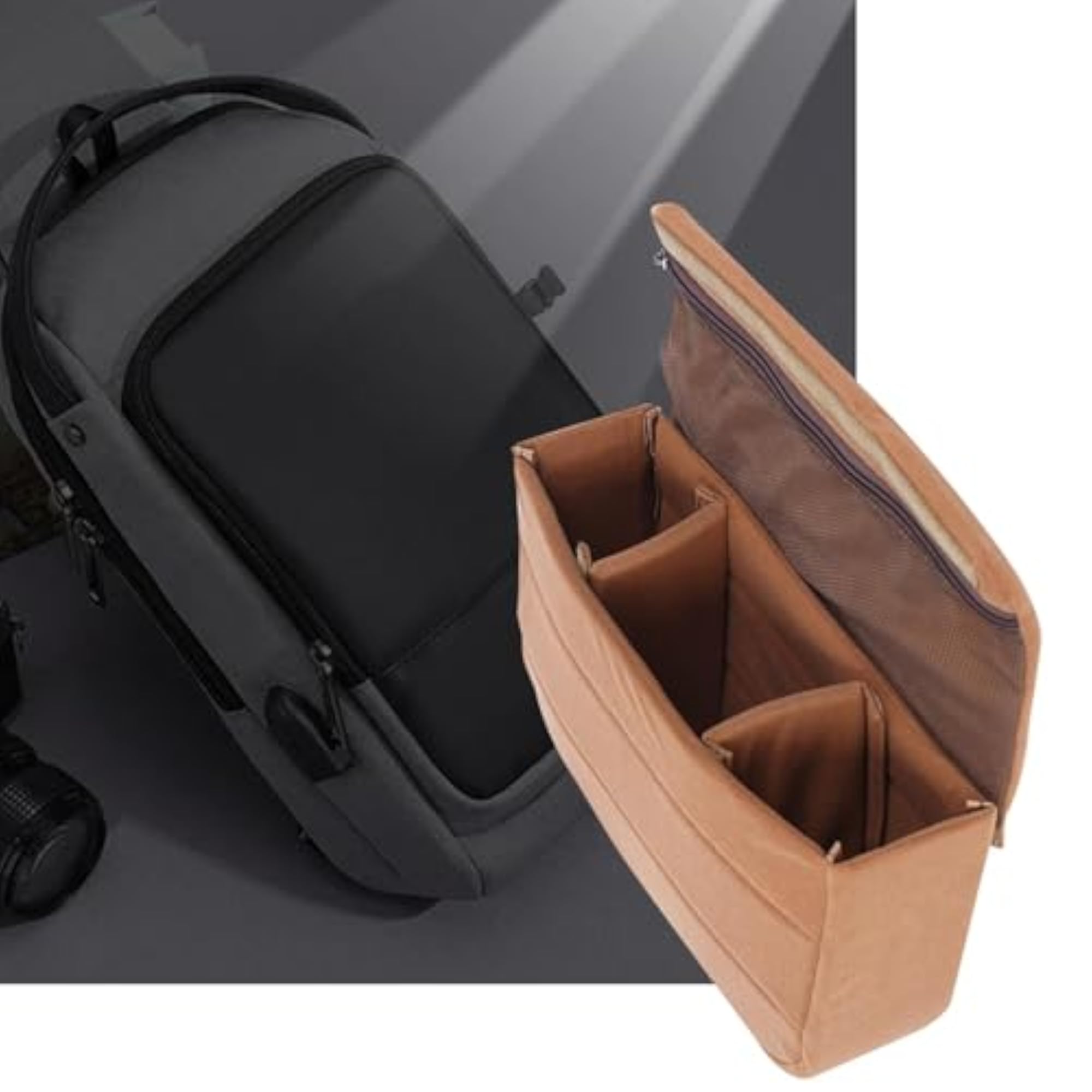 Camera Bag Insert Removable Divider Portable Padded Bag